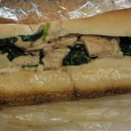 Chicken Florentine Sandwich (Focaccia).
